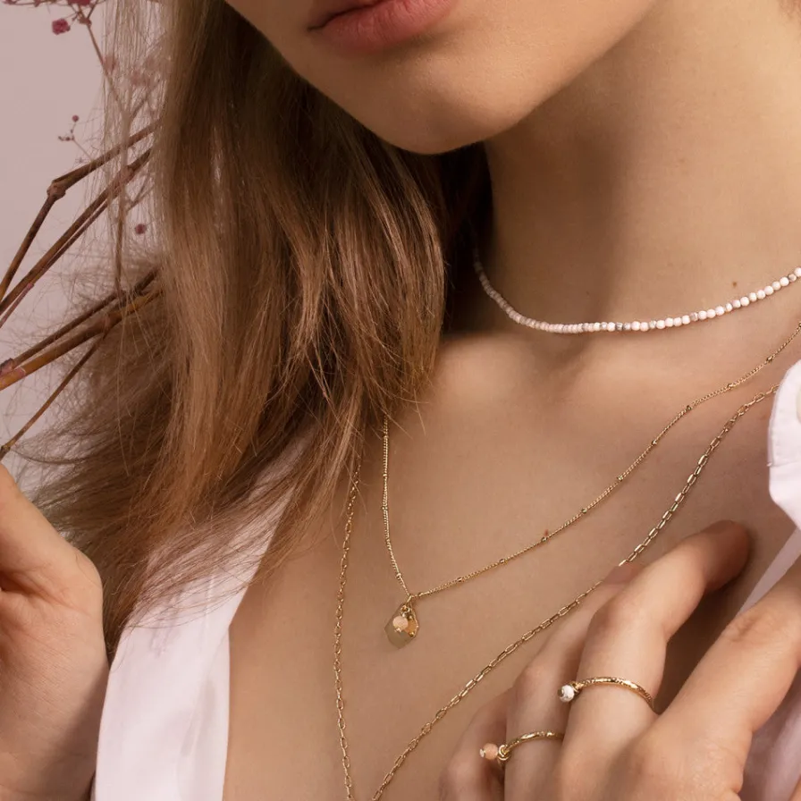 Discount Bague pendentif Femme Pierre naturelle | Bijoux