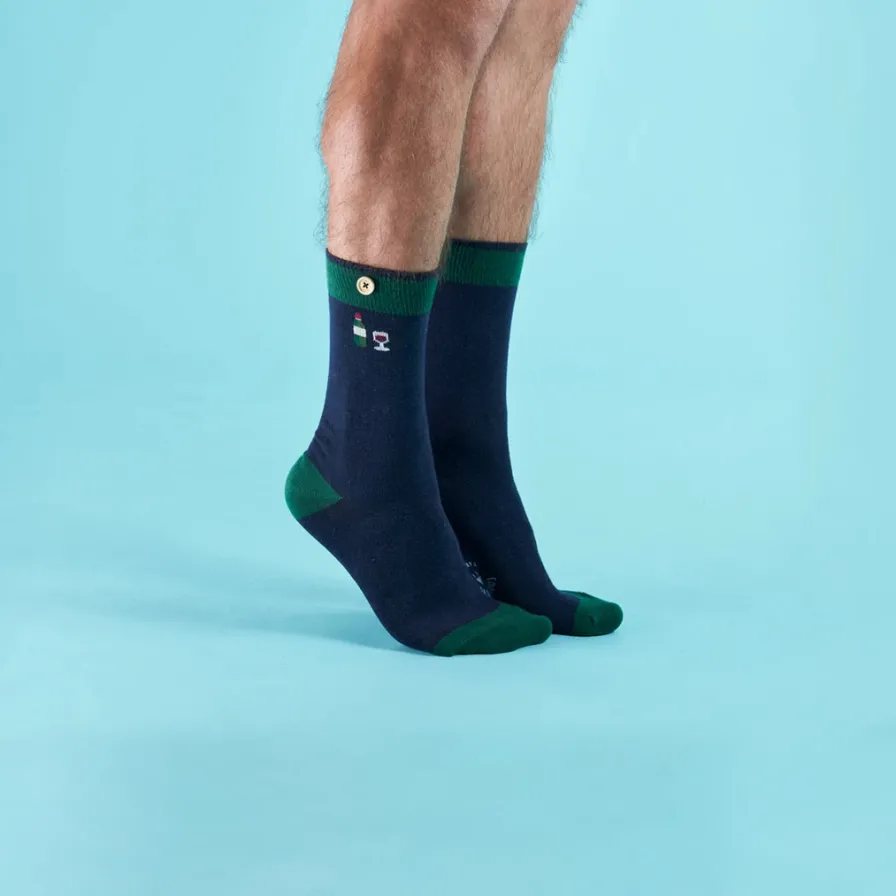 Sale Chaussettes originales Homme ALBAN & JAMES | MAT Chaussettes Et Collants