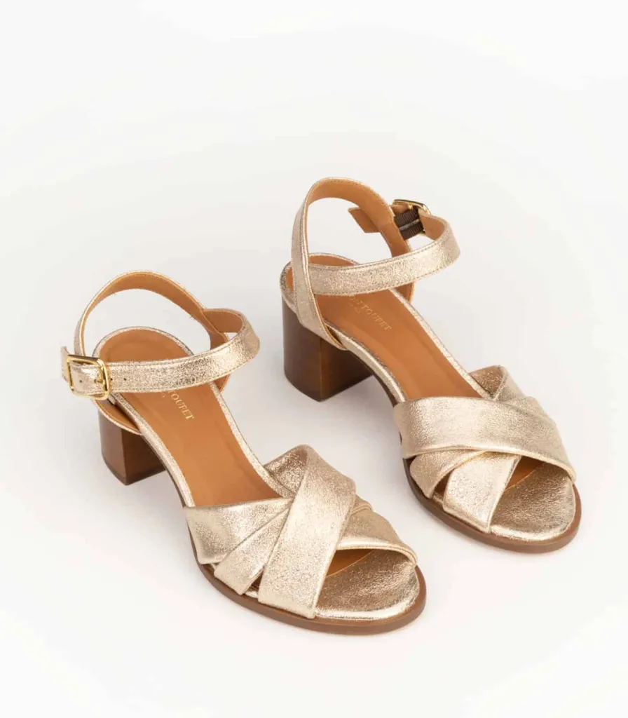 Outlet Sandale Dorée ANTOINETTE | Chaussures